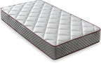 Matelas 135 x 180 cm, modèle Elixir, Viscoélastique double, Couleur grise. Hauteur 22 cm