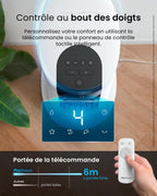 OmniAir Rafraichisseur d’Air 7L 3en1, 7 Vitesses, 3 Modes, Oscillant, Silencieux, Sans Conduit