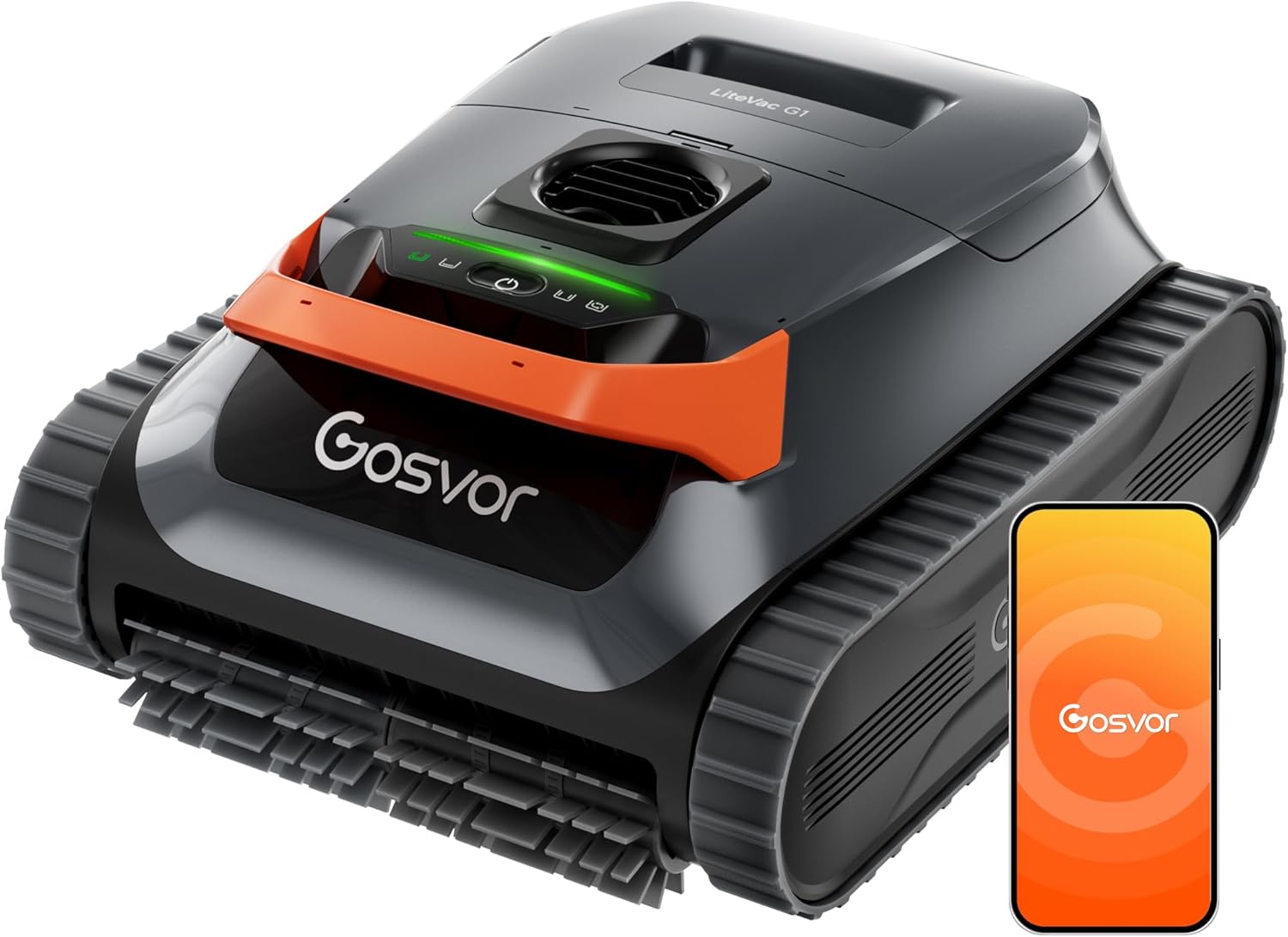 2026 Nouveau LiteVac G1 Robot Piscine Fond et Parois, Double Filtration, Navigation Intelligente & App