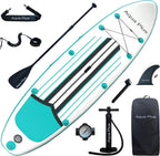 SUP Gonflable 15cm Tous niveaux Pagaie Pompe Sac Dos Laisse Bandoulière