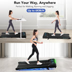 Tapis de Course Électrique Inclinable 11–14%, Écran LED, avec Télécommande