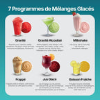 SuperSlush Machine a Granita, 7-in-1 Slush Machine, Capacité 2L, 7 Programmes Prédéfinis, SLFR1BK