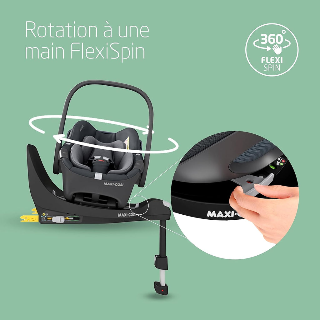 FamilyFix 360 i-Size, Base de Siège-auto pivotant, ISOFIX, Verrouillage rotation TravelSafe