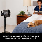 FlexBreeze Pro Mist Portable Ventilateur intérieur/extérieur sans fil, 5 vitesses, Silencieux, FA300EU