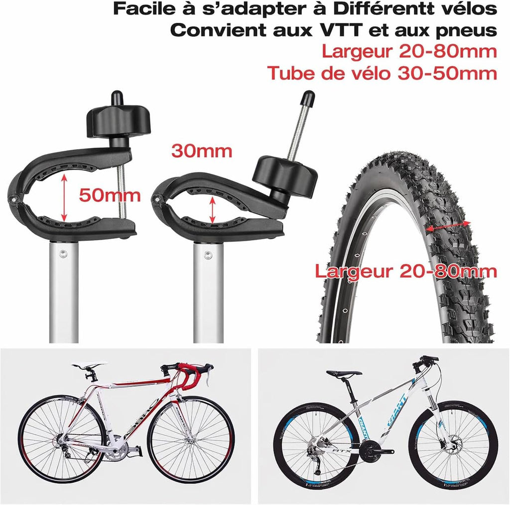 Porte-vélos électrique CXWXC avec crochet de remorquage et feu arrière
