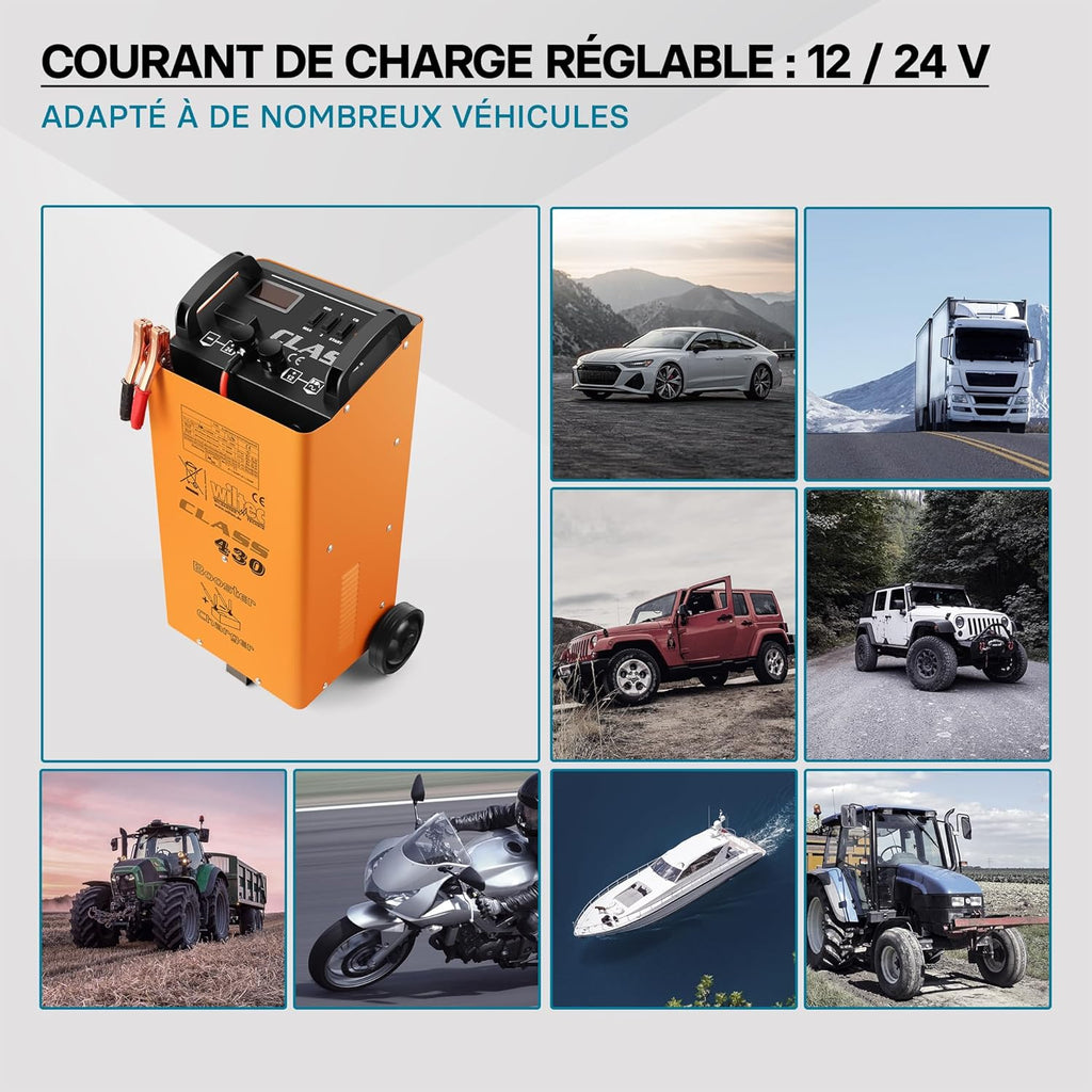 Boost 430 Chargeur de batterie 12V/24V