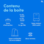 Pro 1200 Blender multifonctions électrique, puissance 1200w, NB120MB