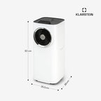Kraftwerk Smart 12K Climatiseur Mobile - 12,000 BTU, WiFi & App Control, Ventilation 3 Niveaux