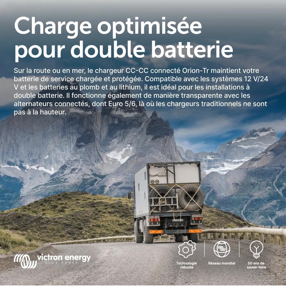 Energy Orion-TR Smart 12/12-Volt 30 A 360 W CC-CC Chargeur Non Isolé