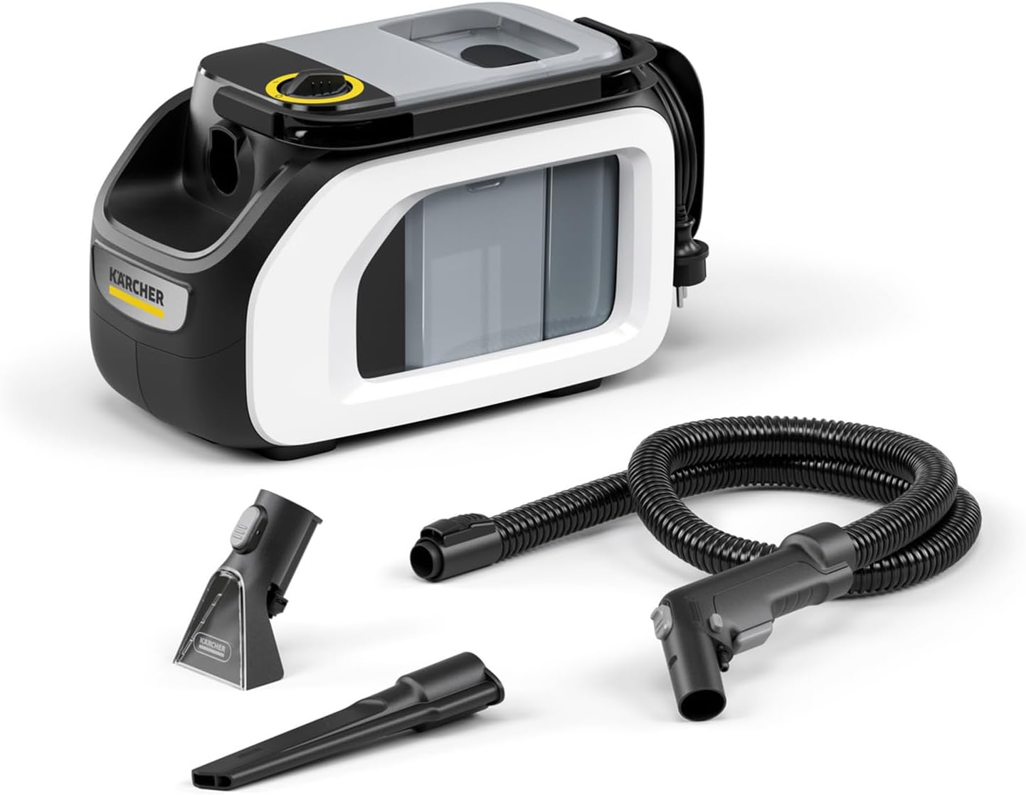 KÄRCHER Shampouineuse SE 3 Compact, Aspiration 500W, Réservoir Eau 1,7L, Flexible d'Aspiration