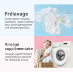 CFE12EW80/W-FR Lave-linge frontal 8KG, 15 Programmes, Prélavage, Blanc