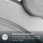 Trancheuse électrique MSX254, épaisseur de la coupe 0-12 mm, aiguiseur intégré