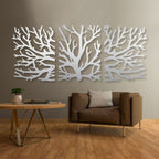 Décoration murale arbre en bois 3 panneaux branches
