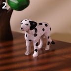 Figurine de chien en bois fait main, teckel, sculpture artisanale pour décoration intérieure