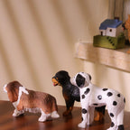 Figurine de chien en bois fait main, teckel, sculpture artisanale pour décoration intérieure