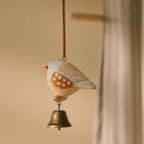 Oiseau en bois fait main, Ornement de Noël, Décoration intérieure artisanale