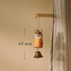 Ornement de tigre en bois fait main, décoration d'intérieur et de Noël