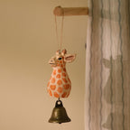 Ornement girafe en bois, décoration intérieure, décoration de Noël, art du bois fait main