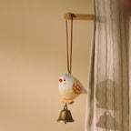 Oiseau en bois fait main, Ornement de Noël, Décoration intérieure artisanale