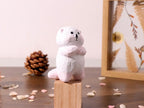 Statue en bois sculptée à la main, loutre, décoration intérieure, 7 cm