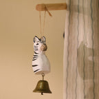 Zèbre en bois décoration intérieure artisanale fait main ornement animal