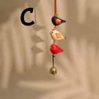 Figurine de cardinal en bois, objet décoratif fait main