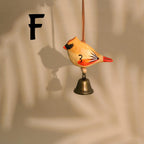 Figurine de cardinal en bois, objet décoratif fait main