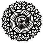 Art mural mandala soleil en bois, décoration géométrie sacrée, décoration murale bohème pour salon, méditation