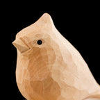 Figurines d'animaux en bois à peindre - Chien, Ours, Oiseau